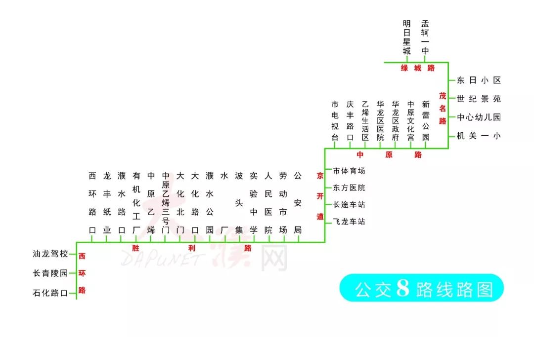 濮阳9路公交最新路线图详解