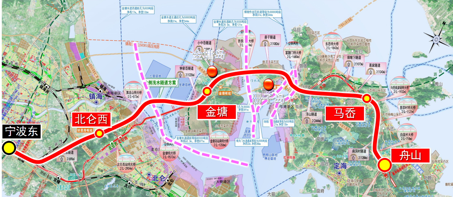 宁波北仑最新铁路规划