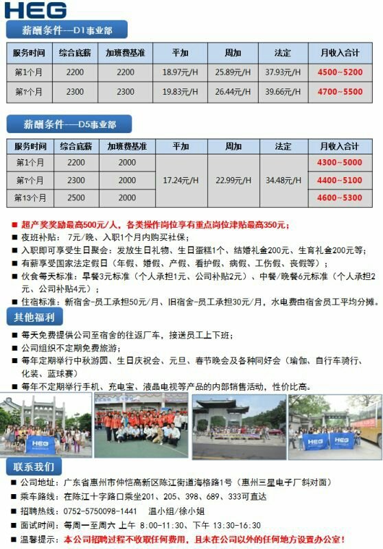宁海在线最新招聘普工