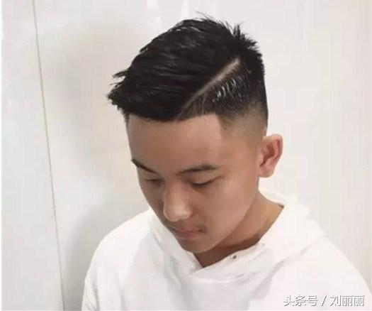 最新男士发型剃两边