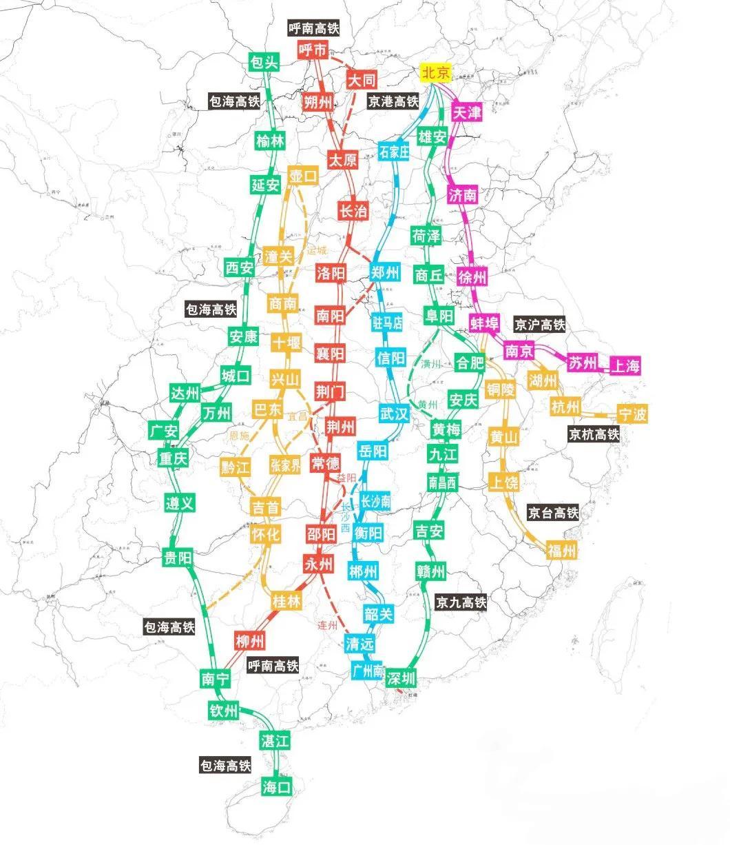 广西最新高铁规划图