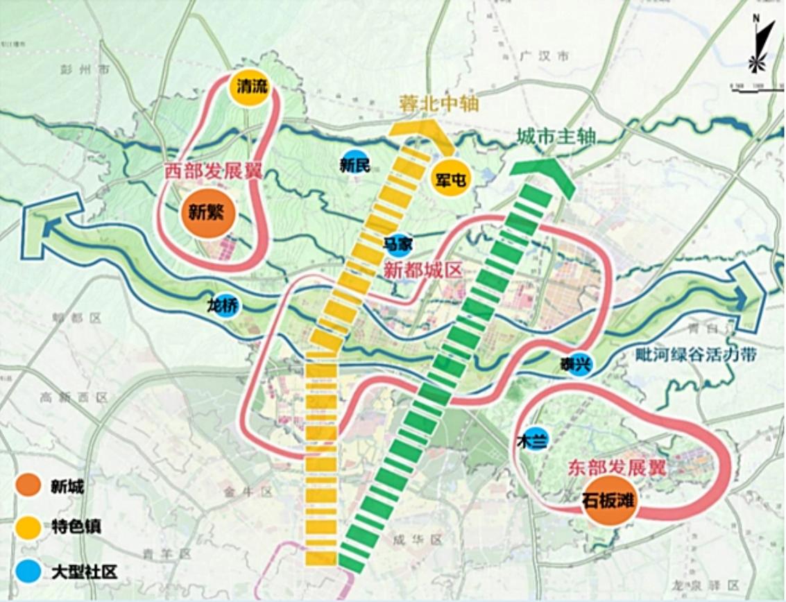 新繁镇最新规划片区