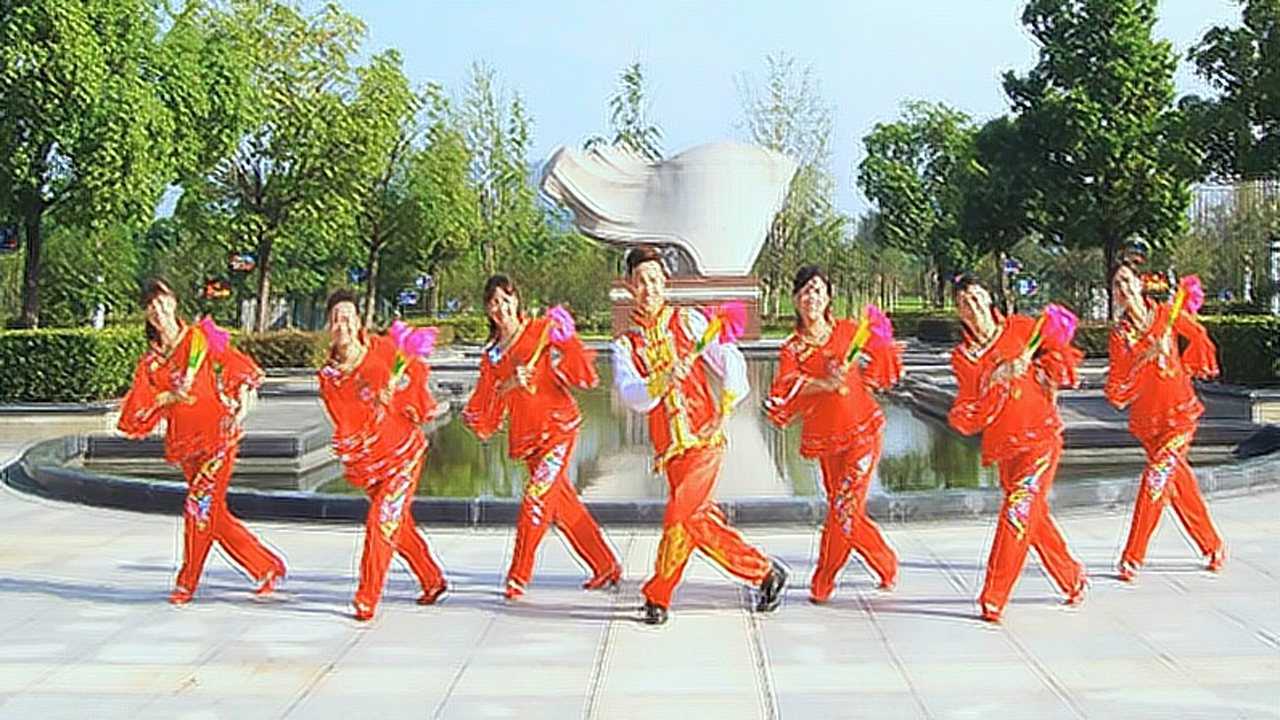 最新扇子舞广场舞大全