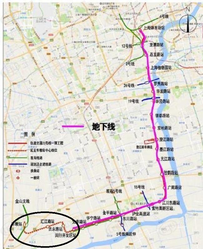 上海最新地铁规划图