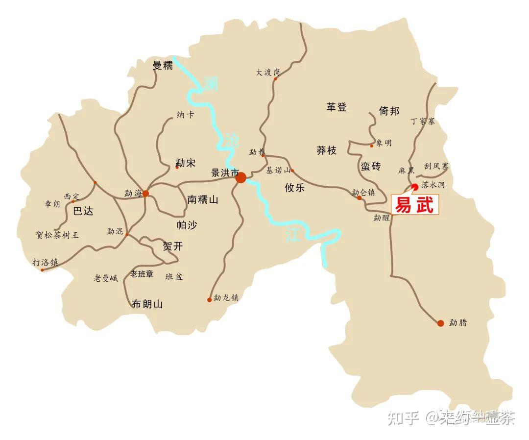 勐腊县最新地图