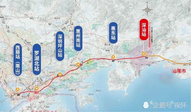 汕梅高铁最新线路图,汕梅高铁最新线路图，连接粤东与粤港澳大湾区的重要纽带