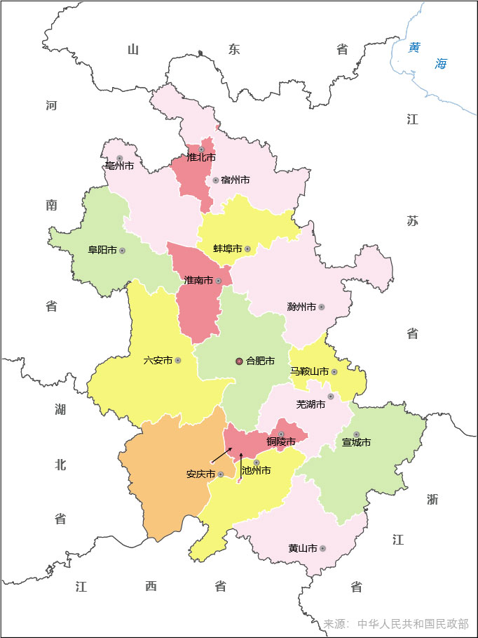 安徽省最新行政区划图,安徽省最新行政区划图解析