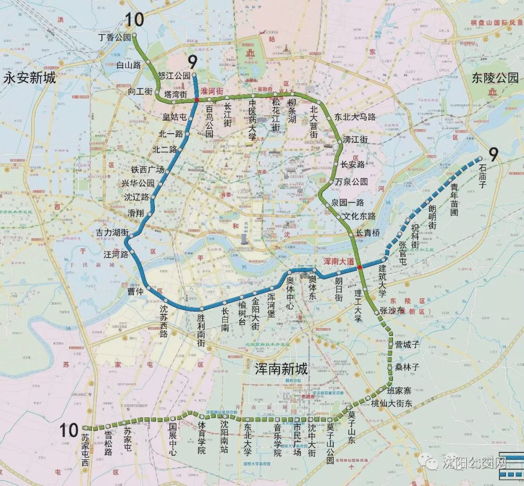 沈阳地铁10号线最新线路图,沈阳地铁10号线最新线路图，城市脉络的新延伸
