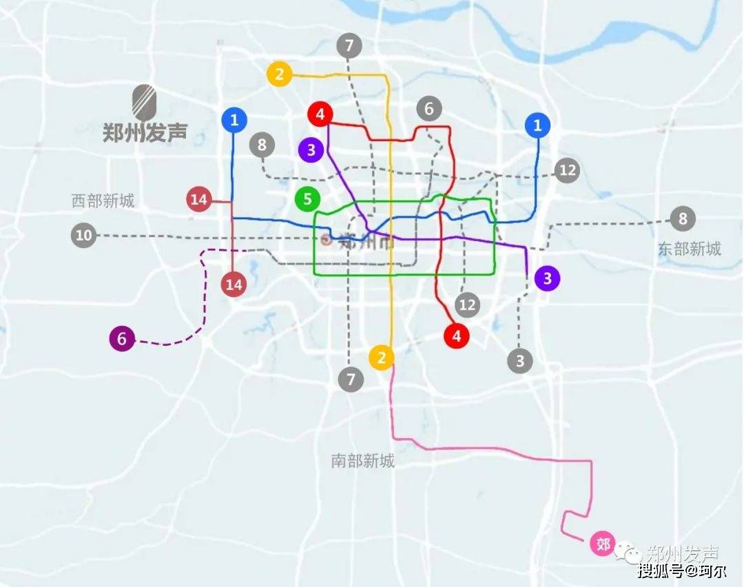 郑州地铁6号线最新线路图,郑州地铁6号线最新线路图及其影响